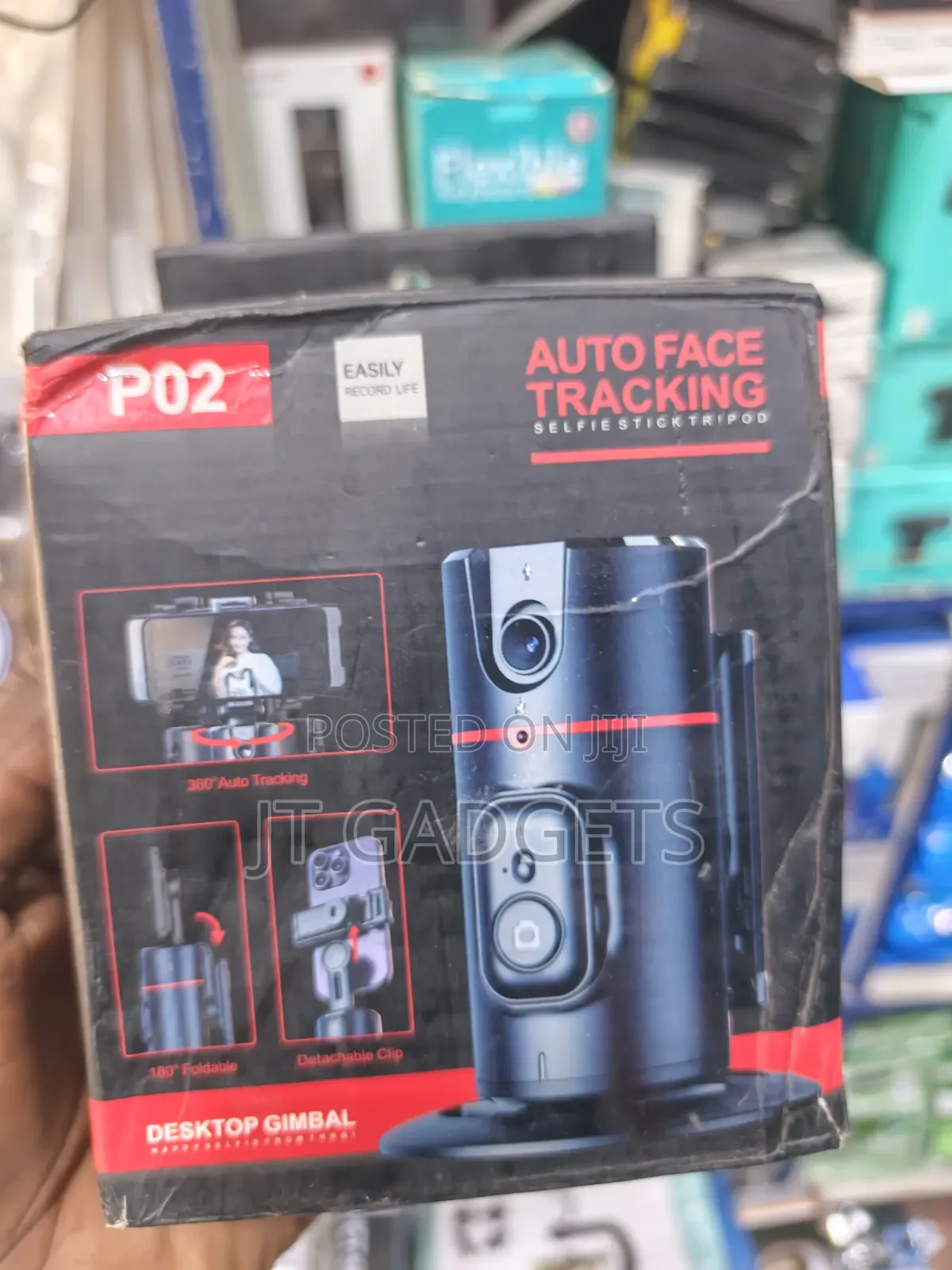 P02 Ai Auto Face Tracking Desktop Gimbal