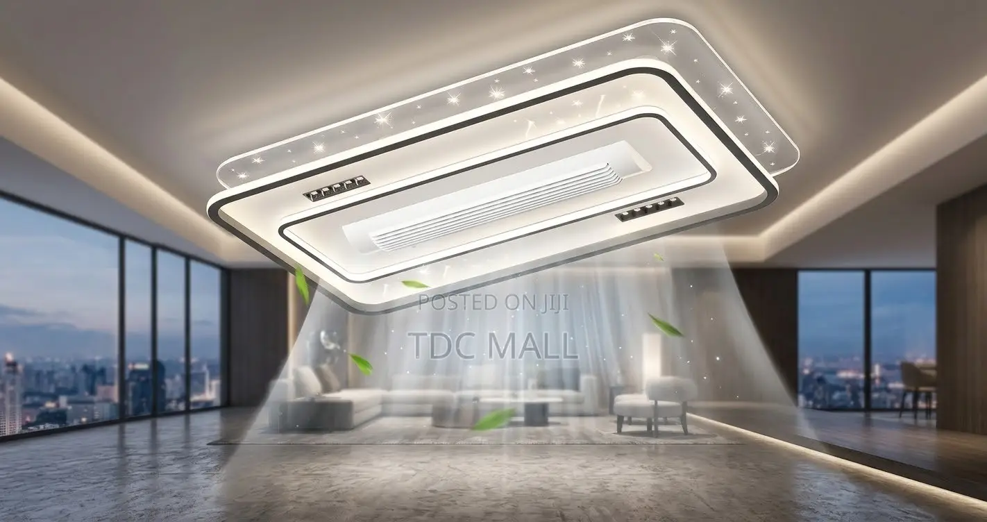 Modern Fanlight With Remote Control