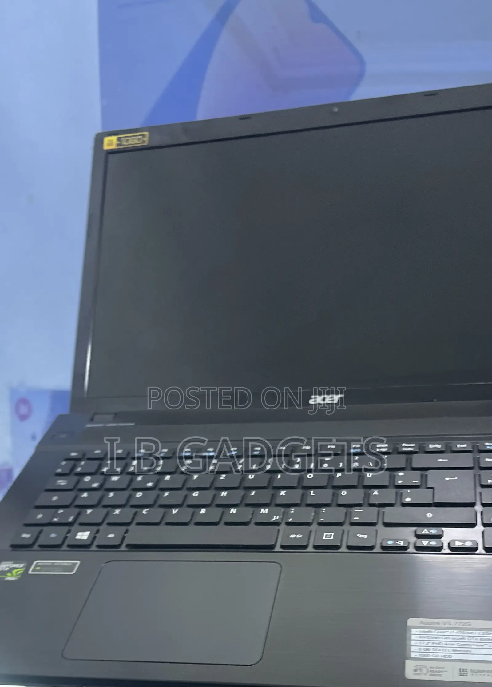 Laptop Acer Aspire V3-772G 8GB Intel Core i7 HDD+SSD 500GB