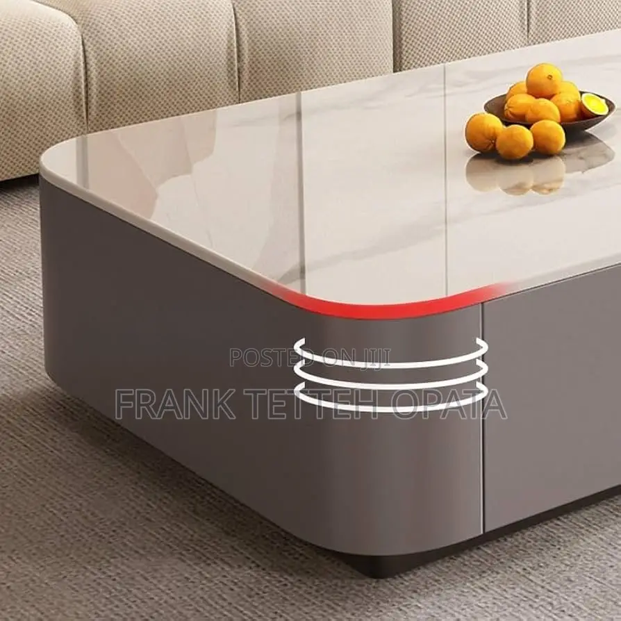 Modern Center Table With Storage Cabinet 120cm
