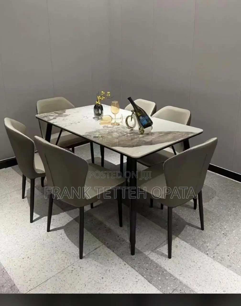 6 Seater Marble Dinning Table