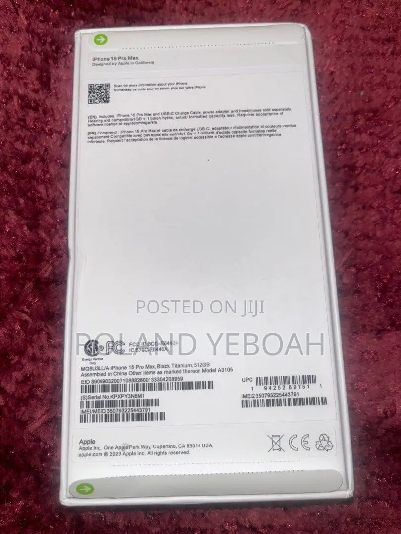 New Apple iPhone 15 Pro Max 512 GB Gray