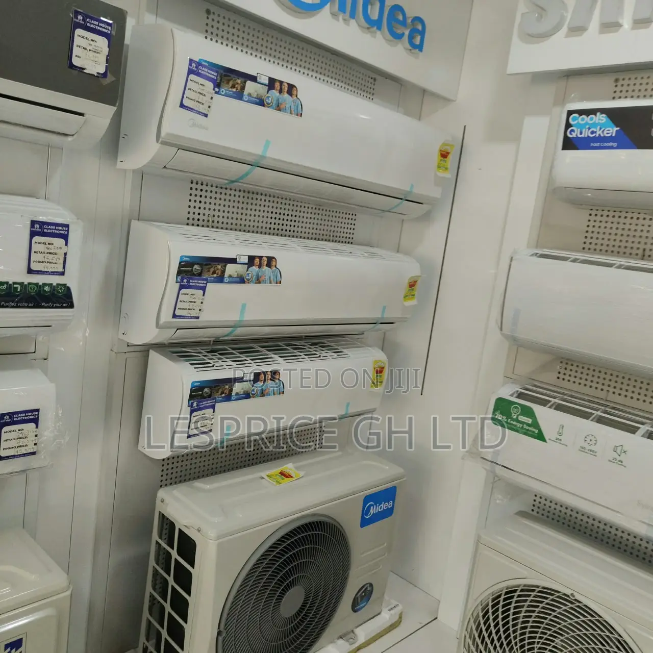 Founders Day Promo on Our Elegant 1.5Hp Midea Split AC Unit R410 Gas