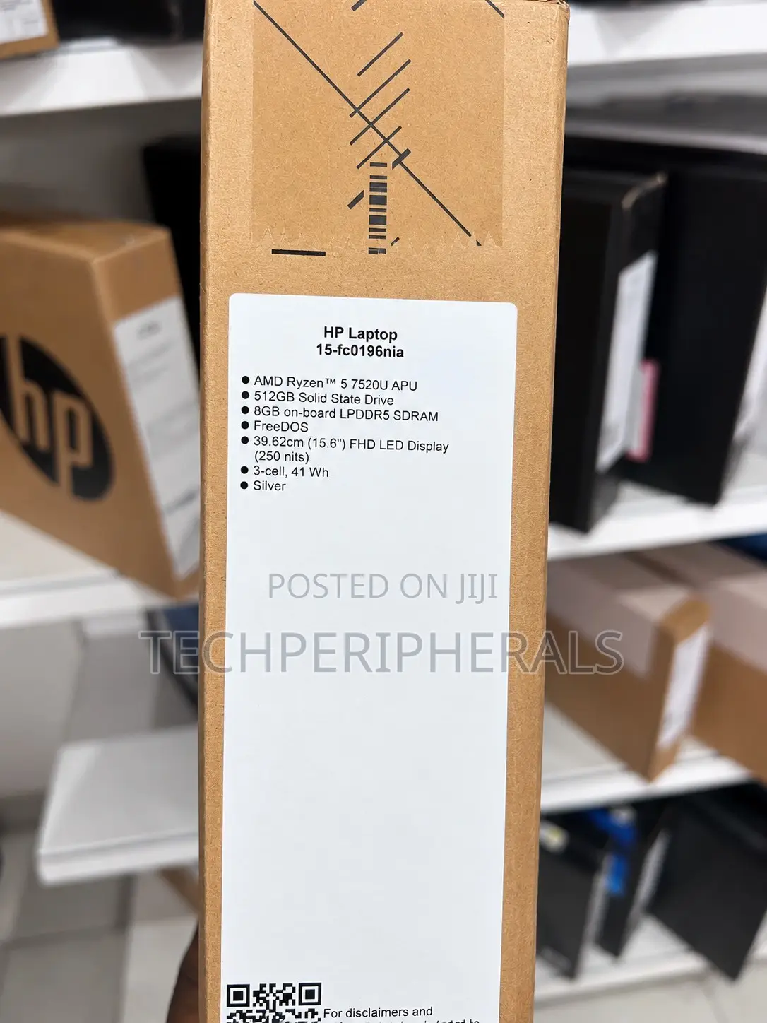 New Laptop HP 15 8GB AMD Ryzen 5 SSD 512GB