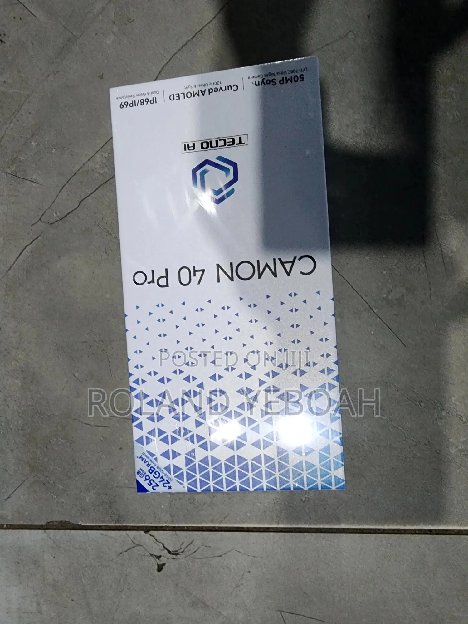 New Tecno Camon 40 Pro 5G 256 GB Black