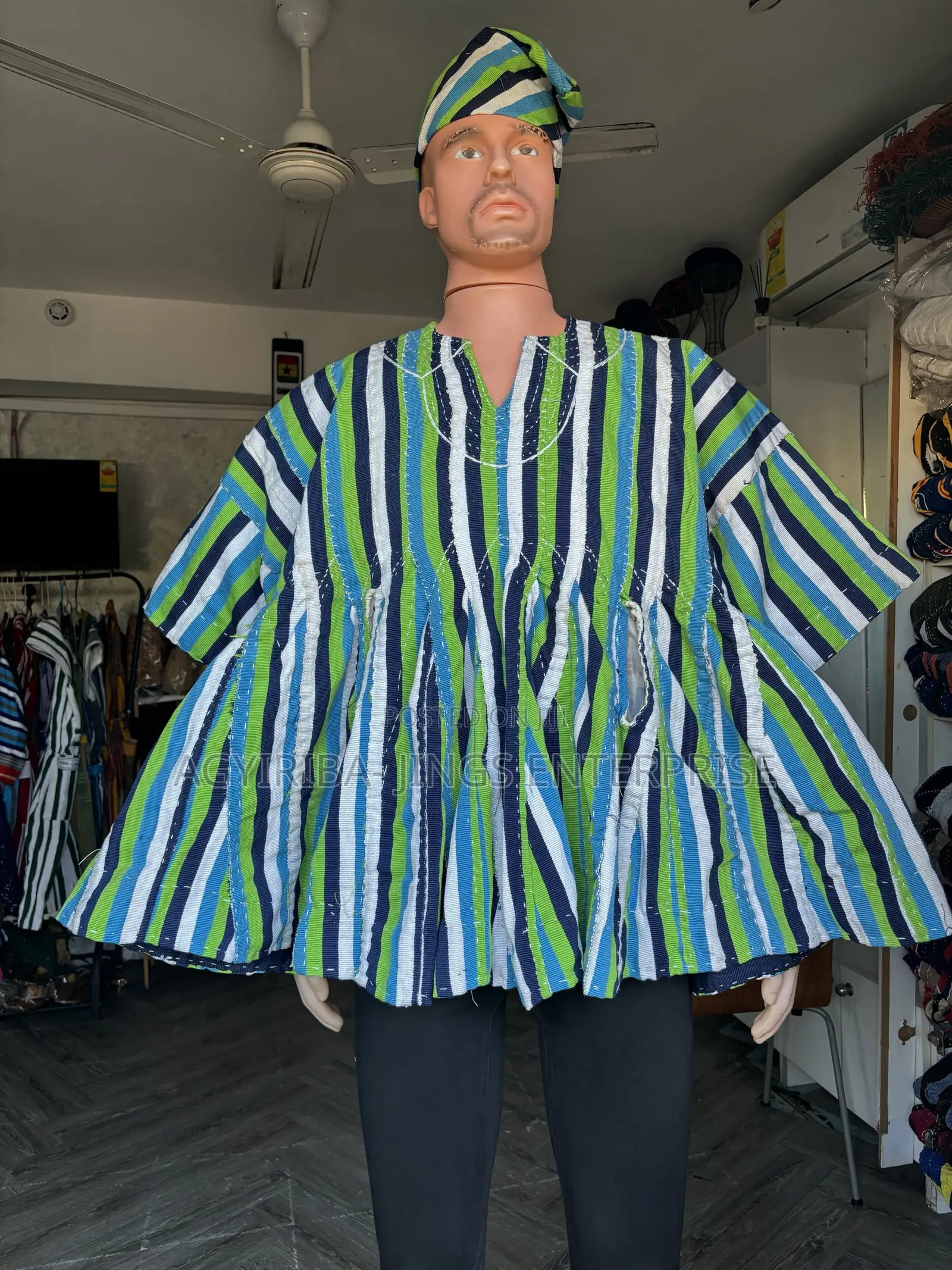 Lemon Green Men Smock