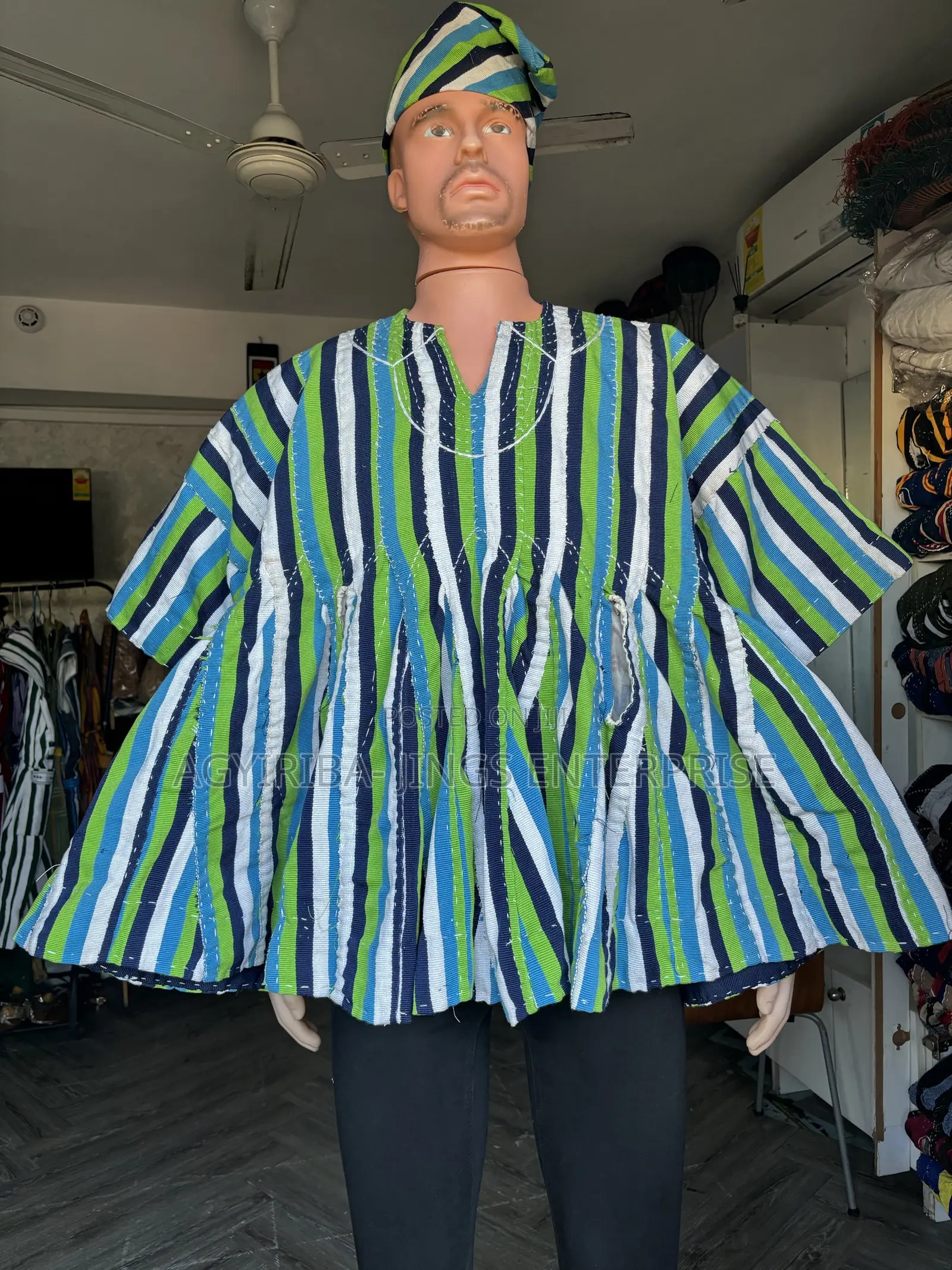 Lemon Green Men Smock