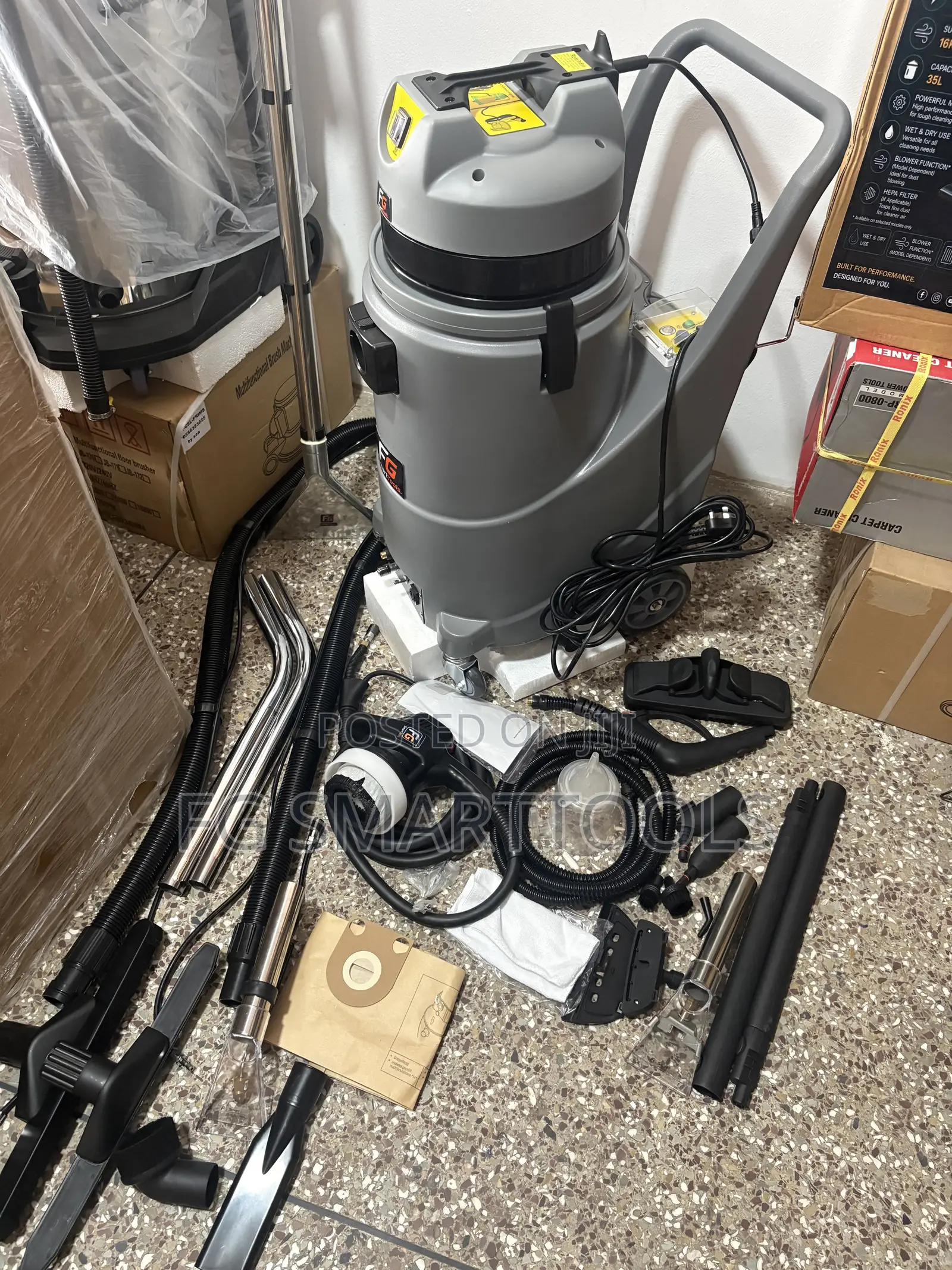 Steam and Extraction Vacuum Cleaner Wet and Dey