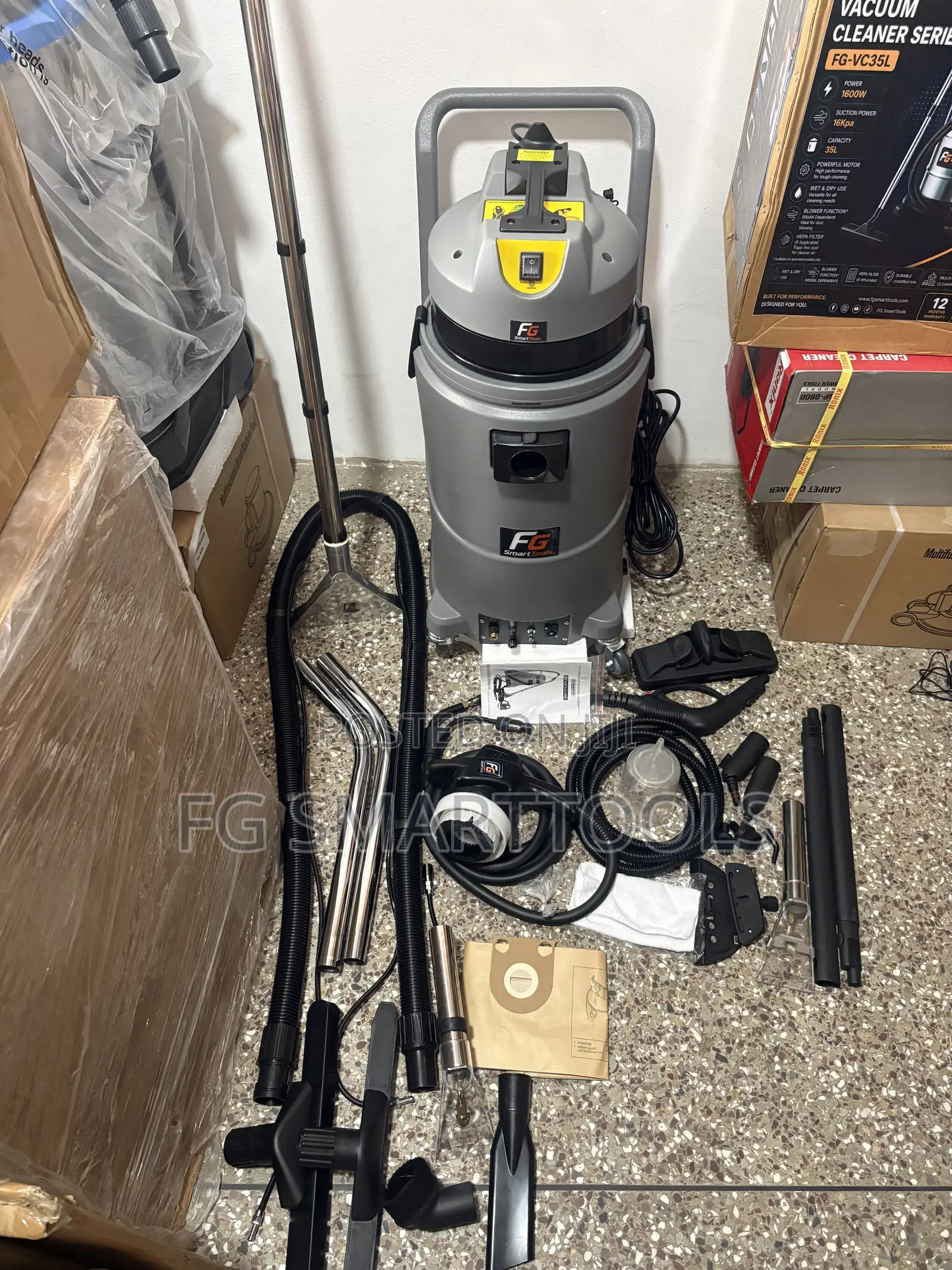 Steam and Extraction Vacuum Cleaner Wet and Dey