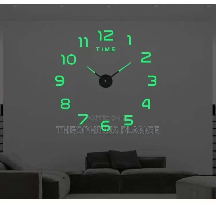 Frameless Wall Clock
