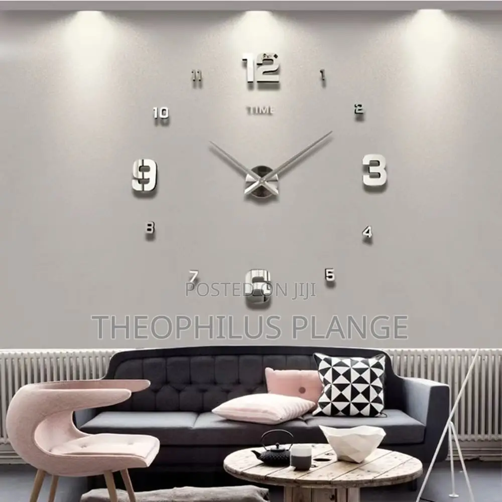Frameless Wall Clock