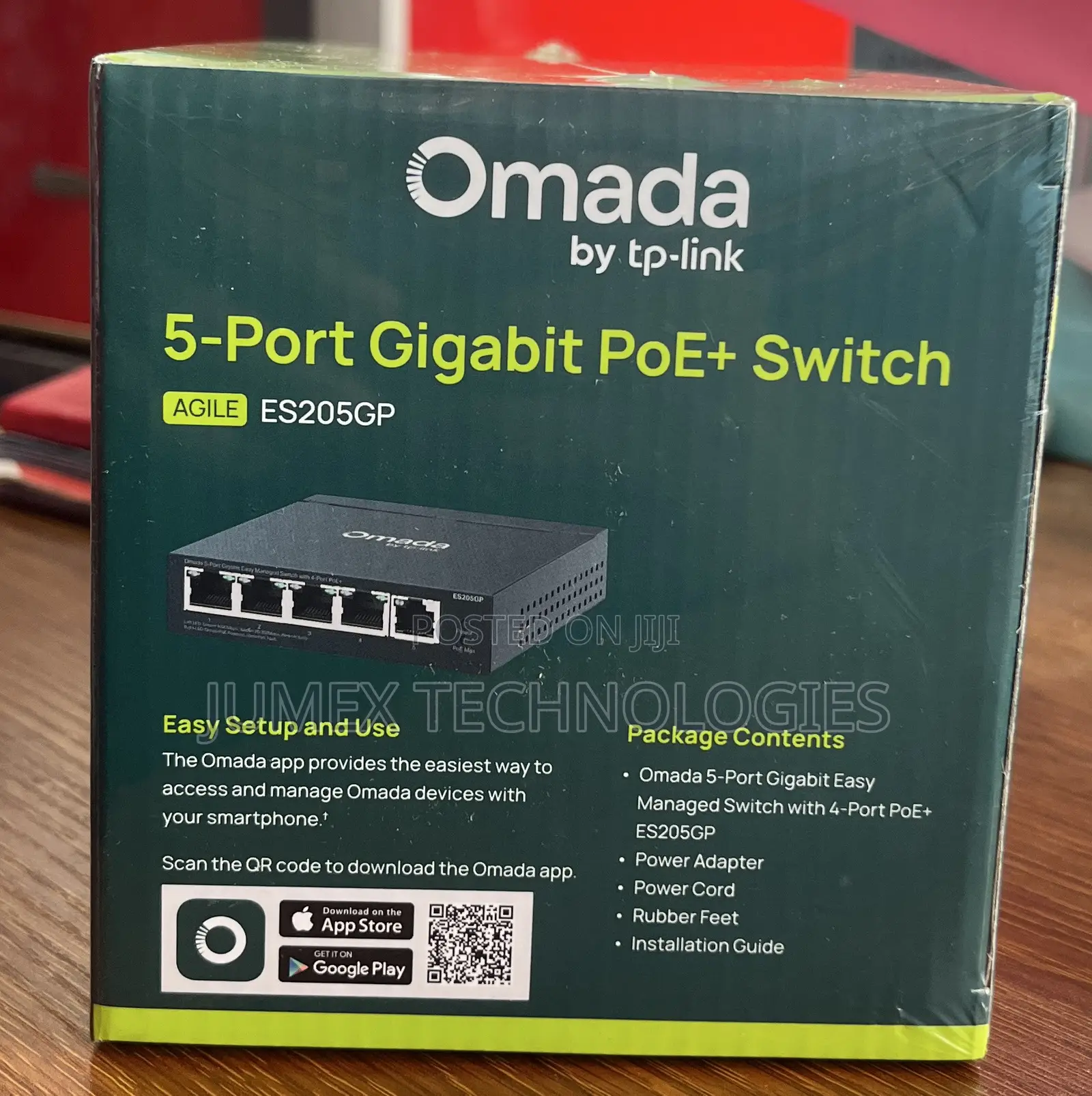 TP-Link Omada 5-Port Gigabit Poe+ Switch Agile Es205gp Manage Switch