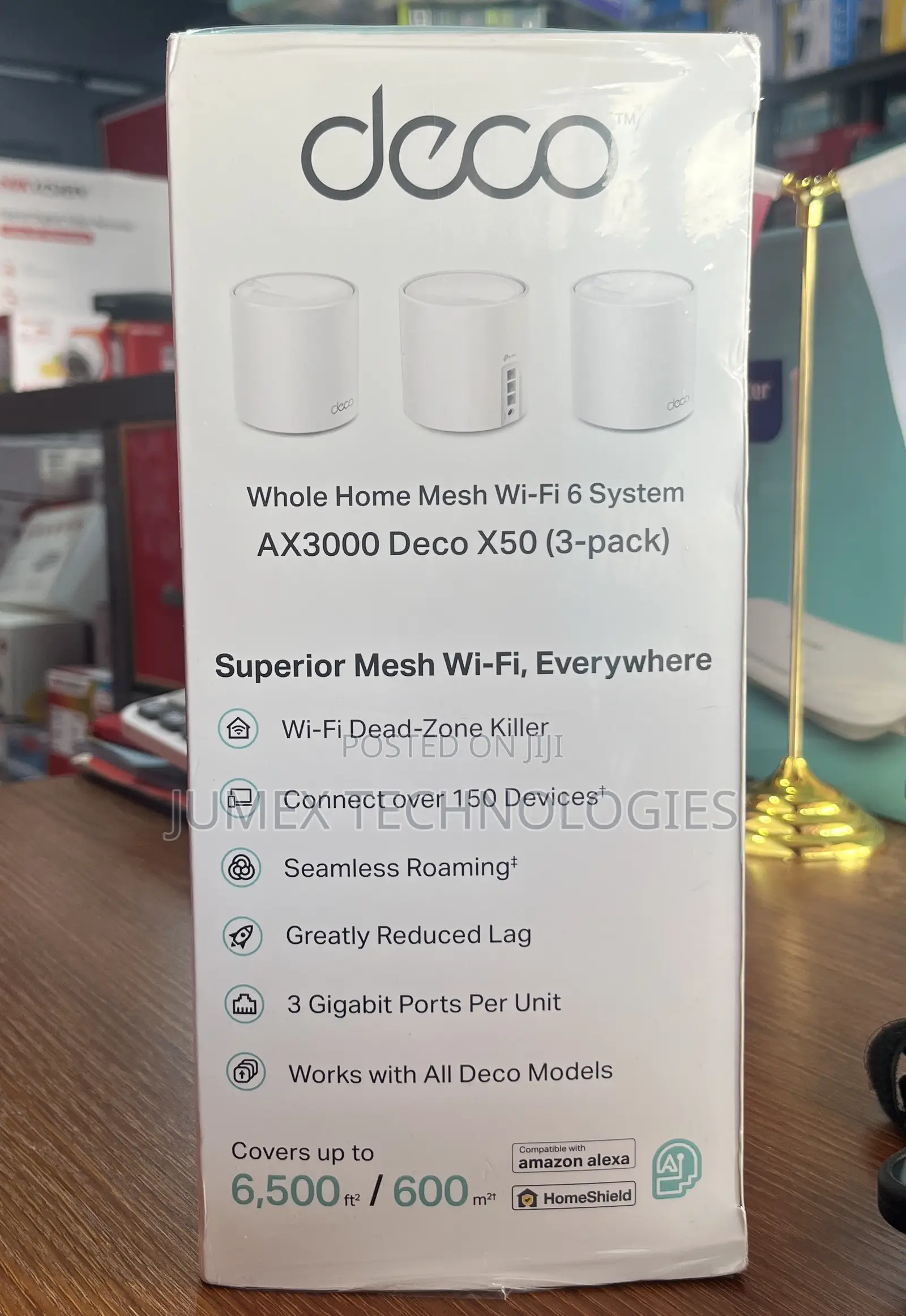 DECO X50 AX3000 Whole Home Mesh Wi-Fi 6 System Superior Mesh Wi-Fi