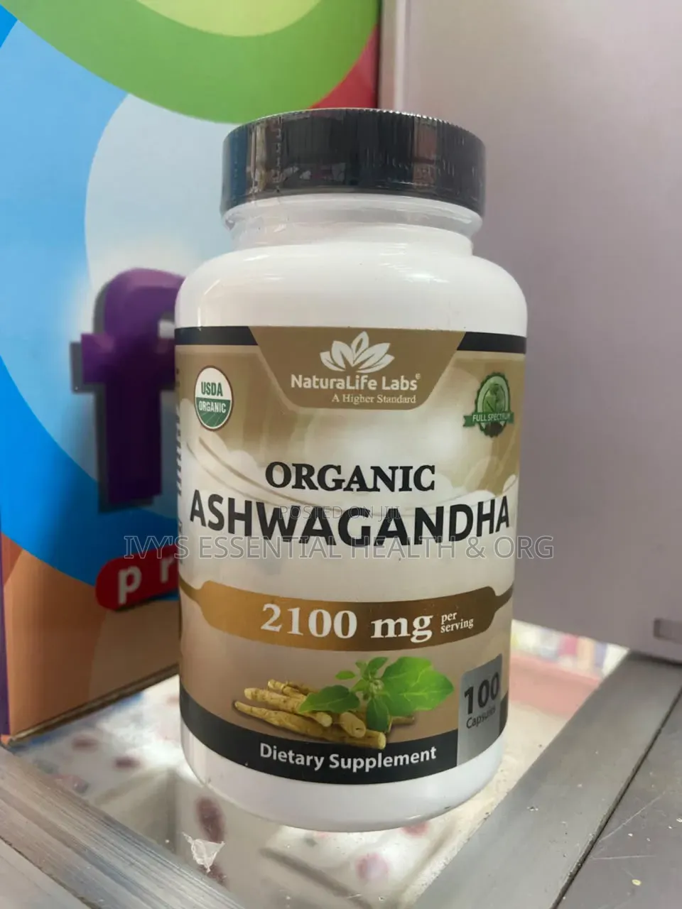 Natural Life Labs Organic Ashwagandha