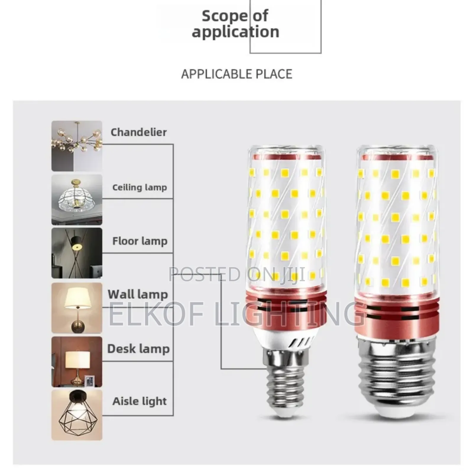 E14/E27 Corn Bulb With 3 Colour Temperature