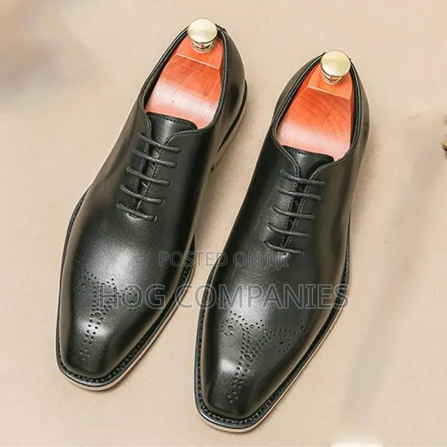Men's Leather Oxford Lace Up Footwear Shoes- Fast Delivery in 2 Hours