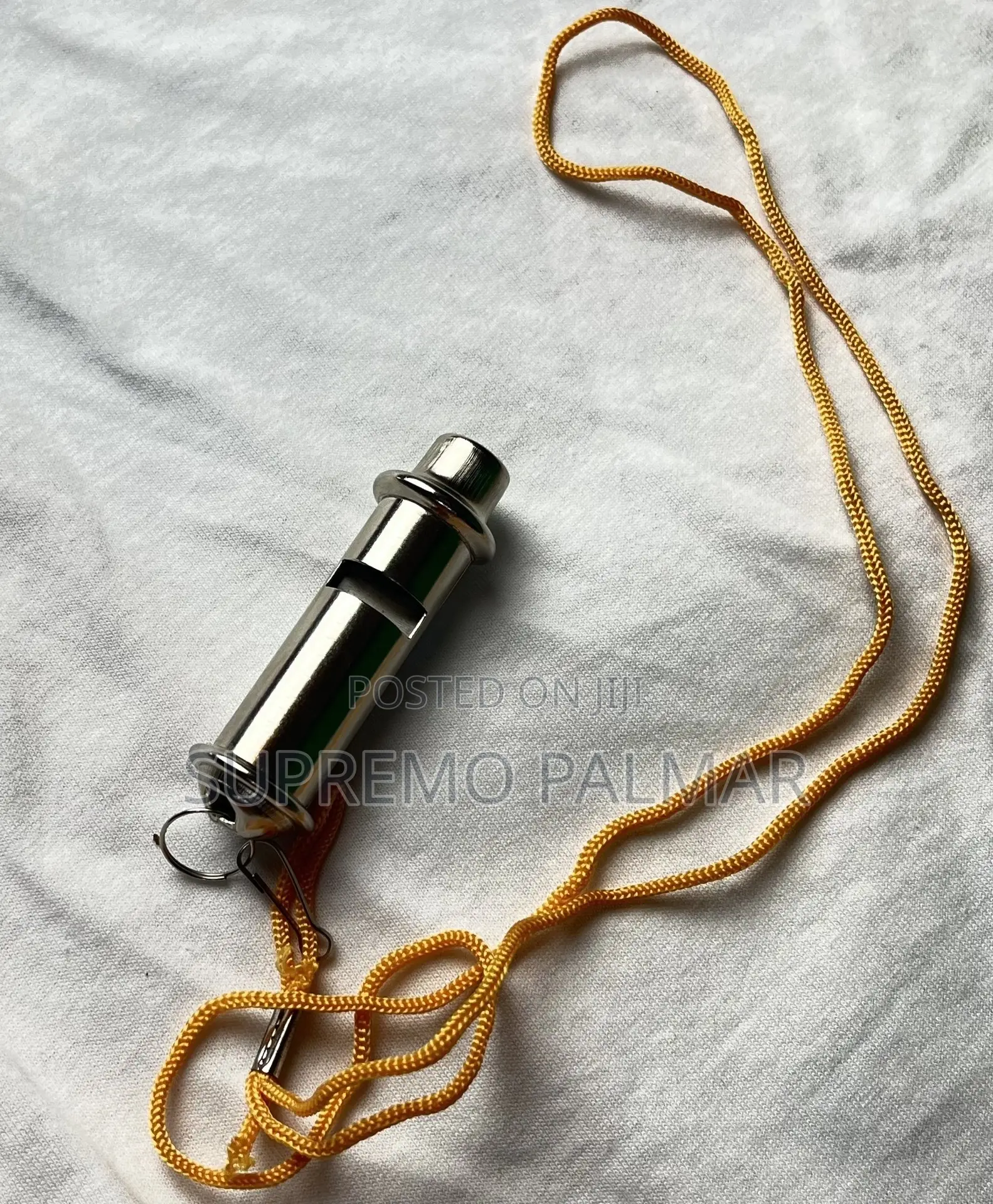 Football Whistle – Metal Referee Whistle With Lanyard