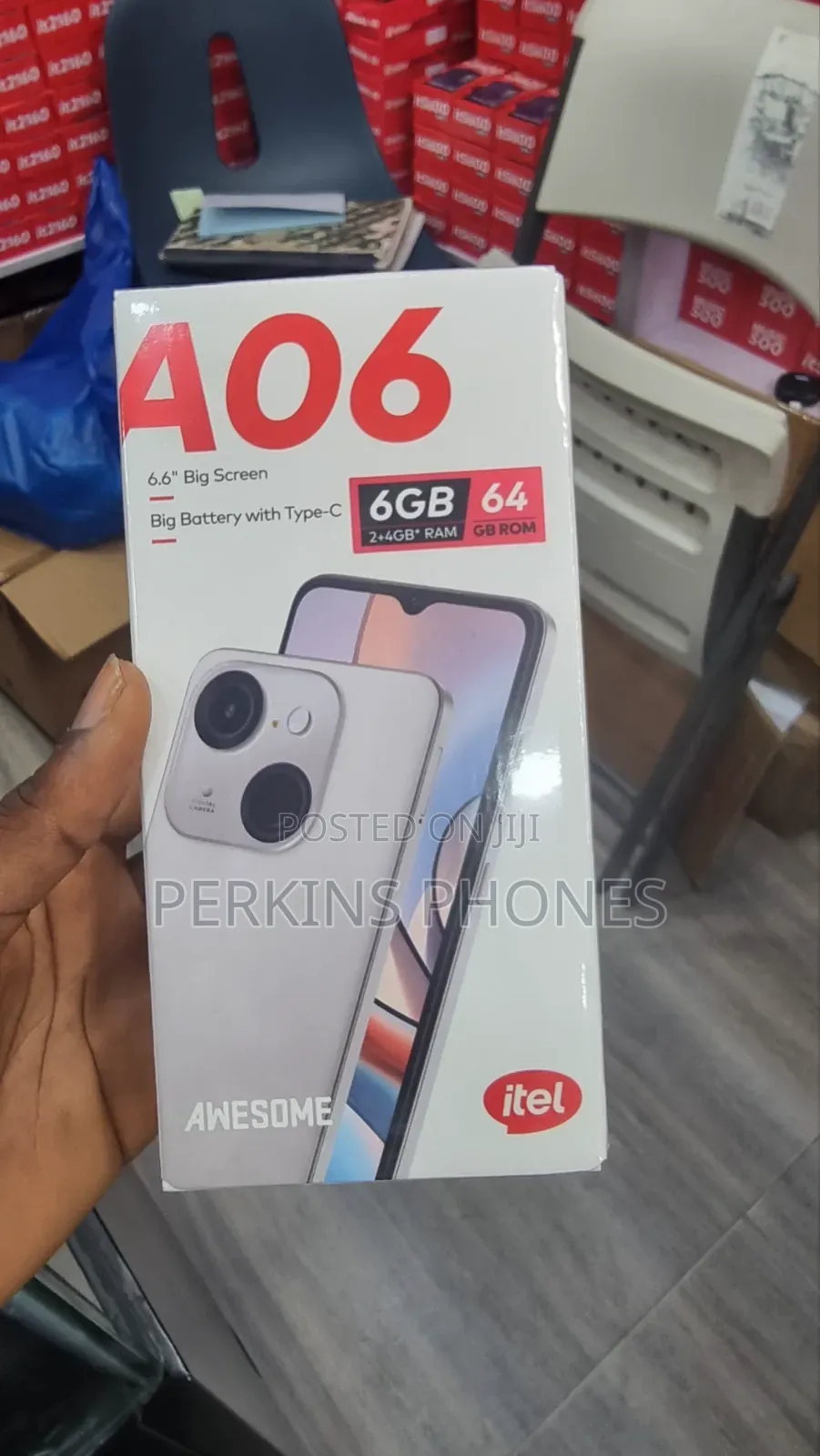 New Itel A06 64 GB Gold