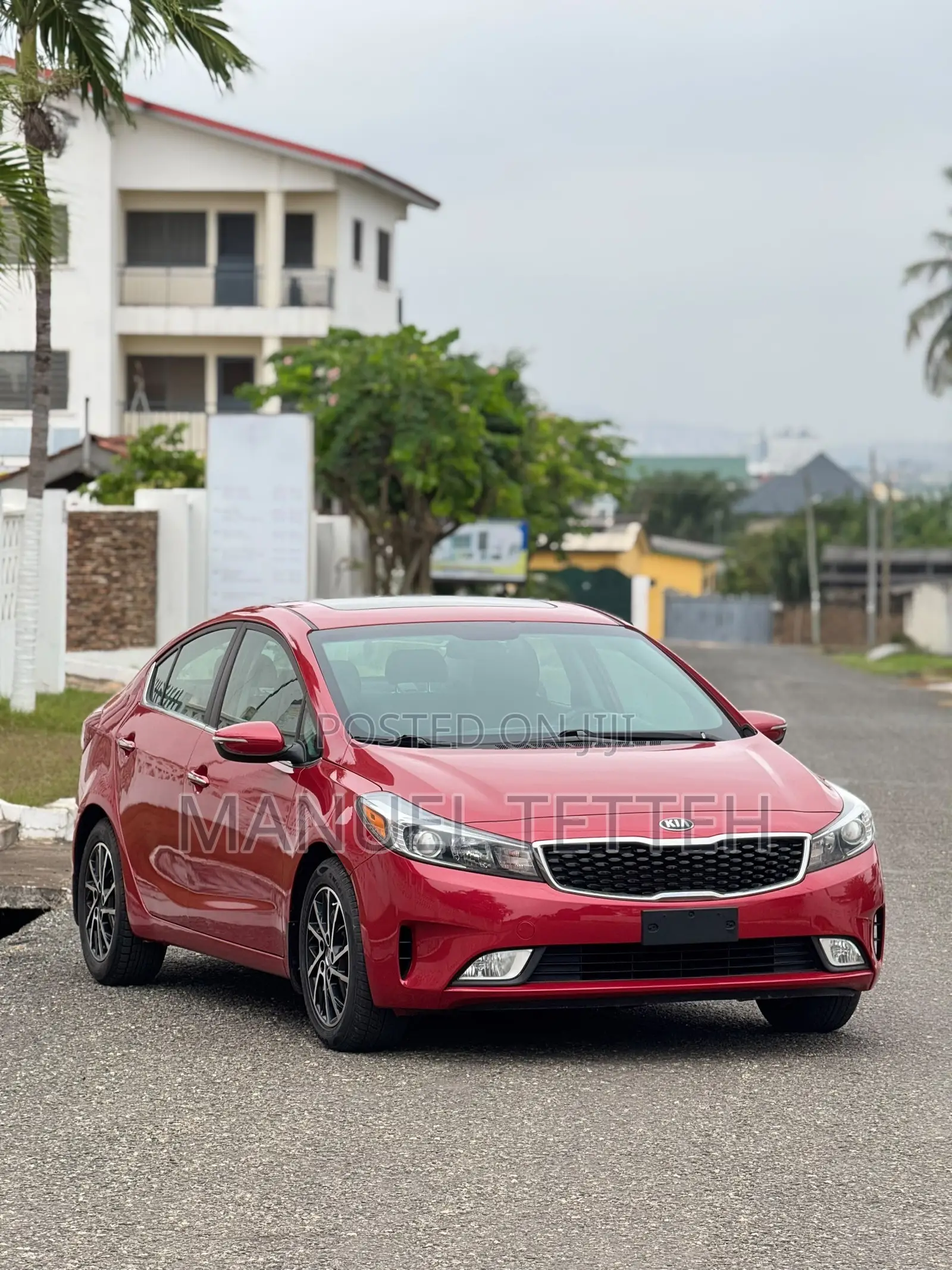 Kia Forte EX Sedan 2017 Red