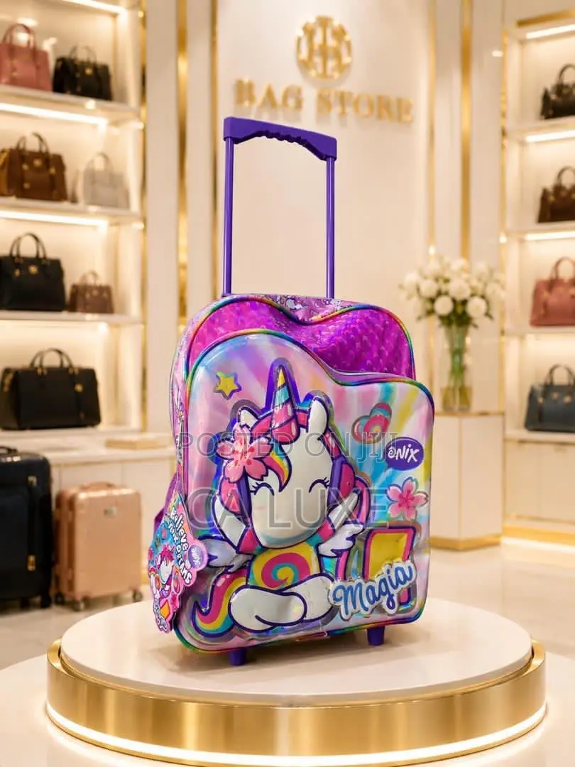 Quality Kids Trolley Backpack Bag School/Travel Bag