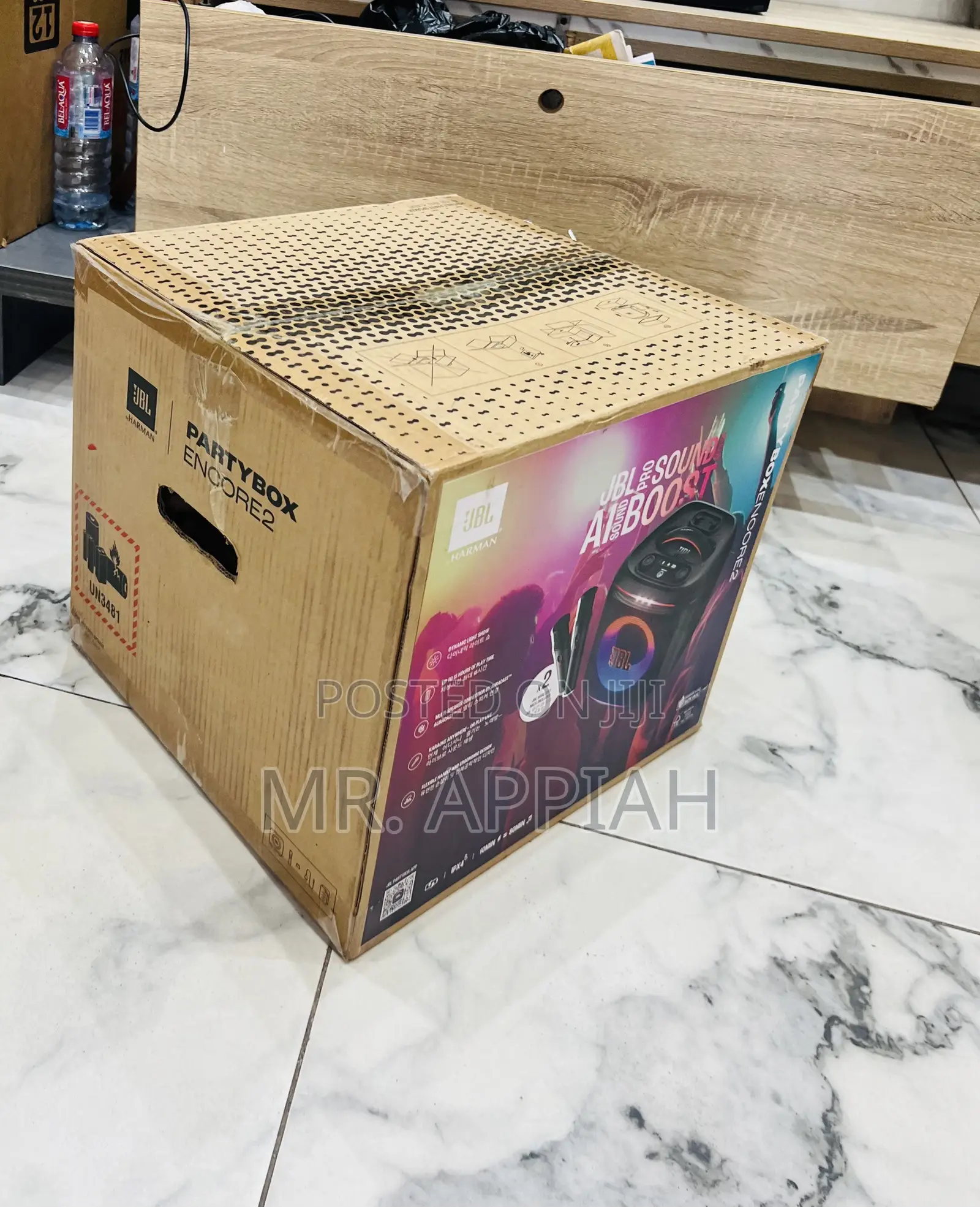 Super Quality JBL Partybox Encore Essential Speaker With 2 Microphone
