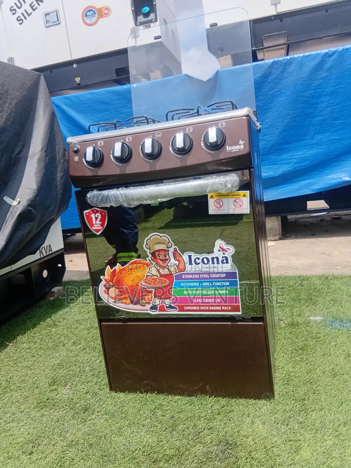 Icona 4 Burners Gas Cooker – Powerful Cooking for Every Kitchen