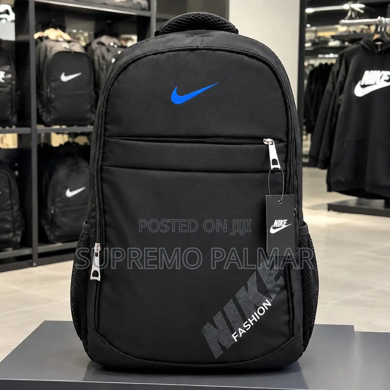 Plain Backpack – Black Nike Backpack for School Works