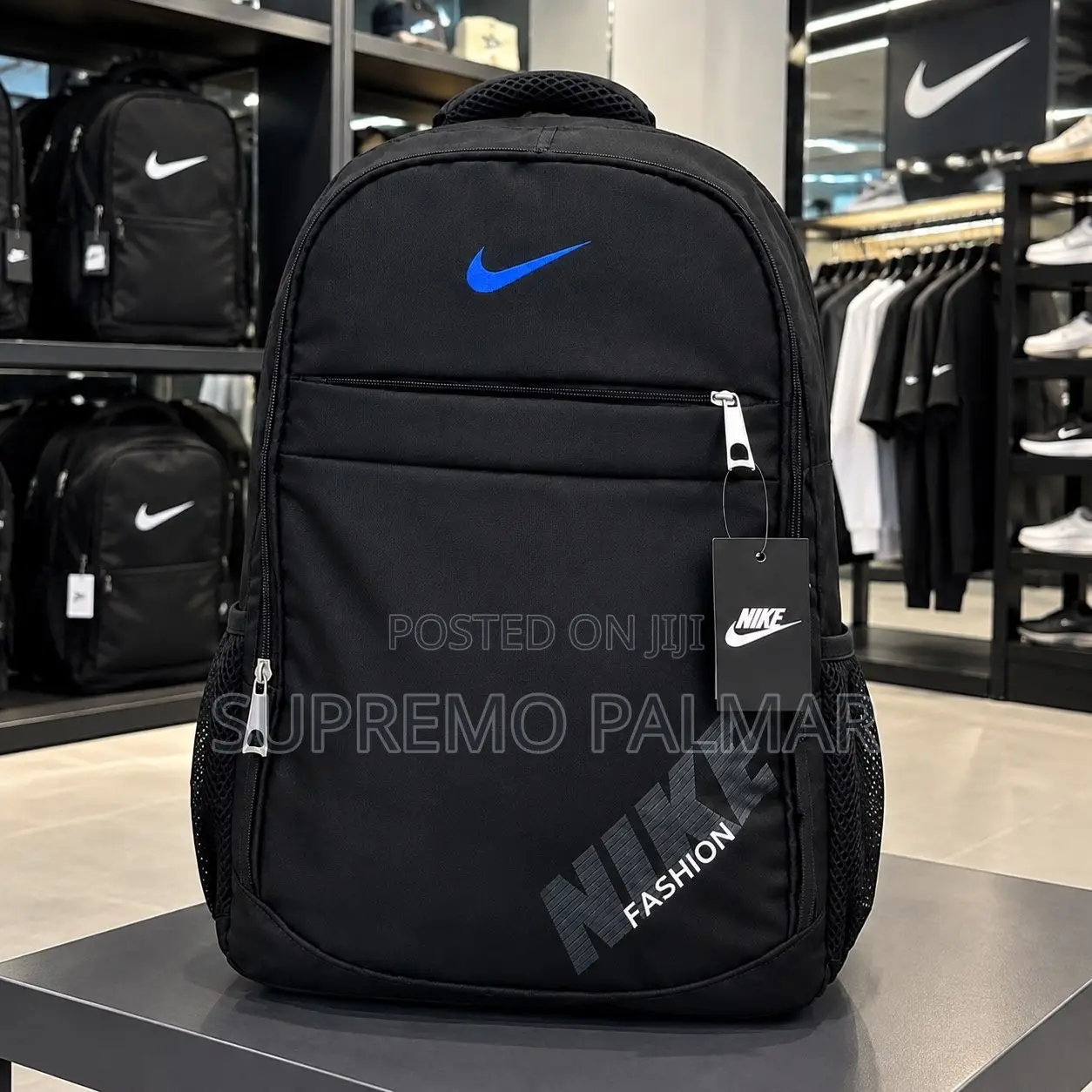 Plain Backpack – Black Nike Backpack for School Works