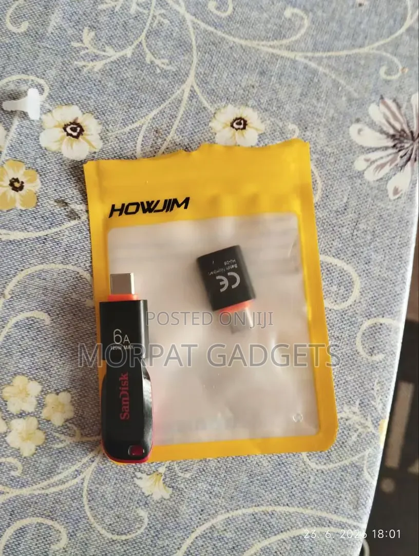 6A Type-C Male to USB Female OTG Adapter (Original)