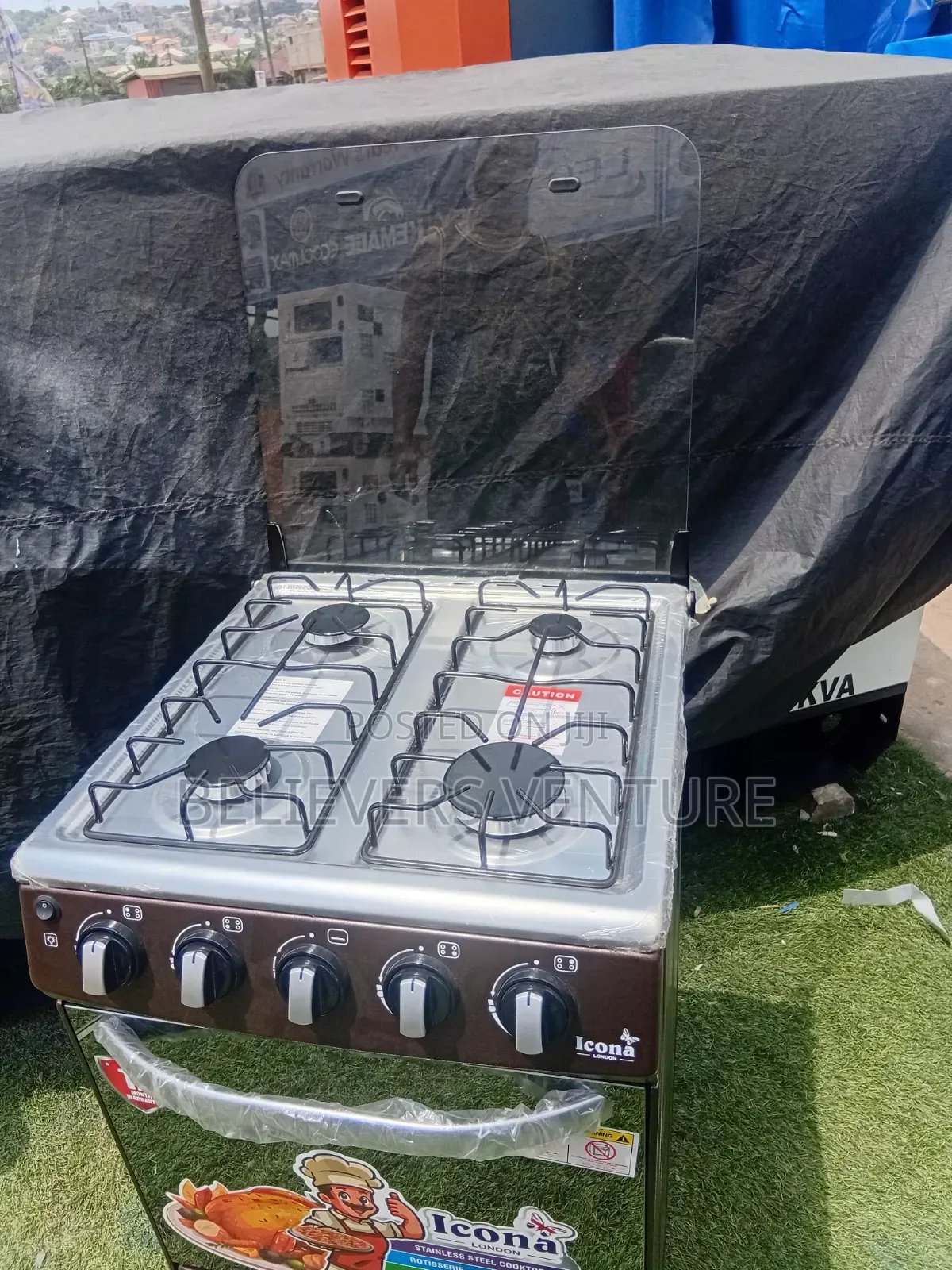 Icona 4 Burners Gas Cooker – Cook More, Cook Better