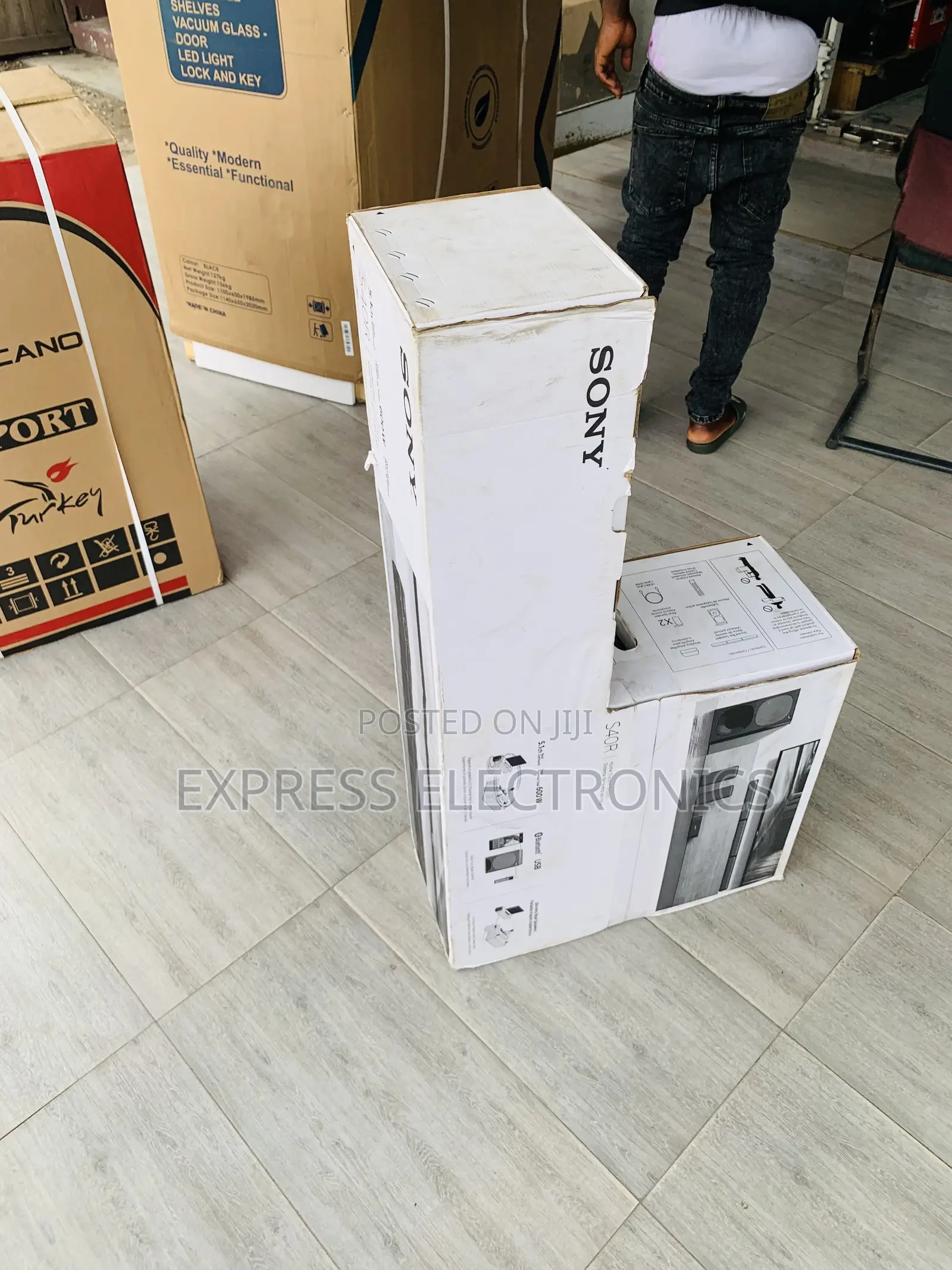 Zealous Sleek Sony 5.1ch Home Cinema Wireless Rear Speakers | HT-S40R