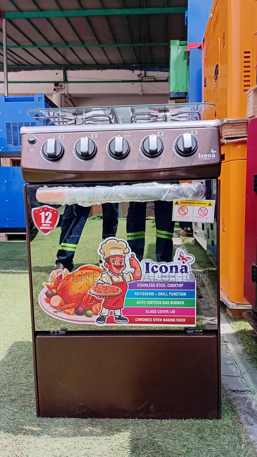 Icona 4-Burner Gas Stove – Reliable Everyday Cooking