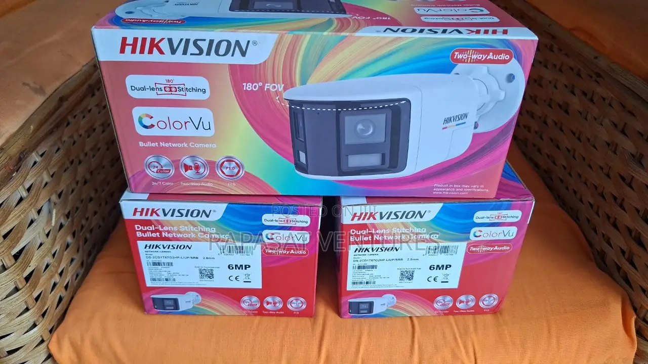 Hikvision Ds-2cd1t67g2hp-Liuf/SRB (6mp Colorvu Ip Dual Lens Bullet)