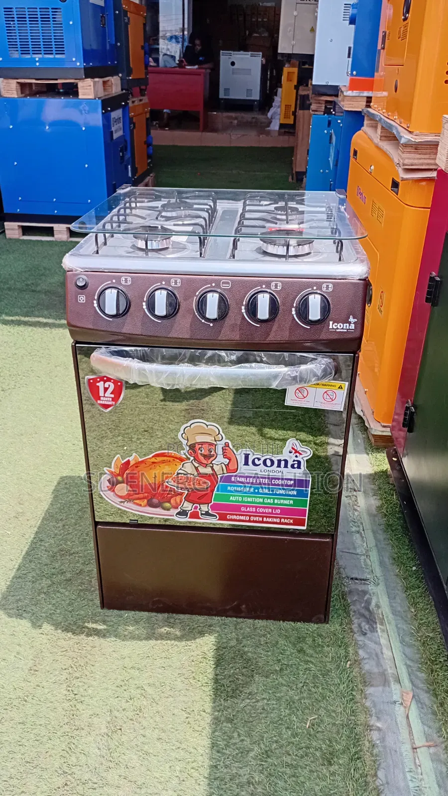 Icona 4-Burner Gas Stove – Reliable Everyday Cooking