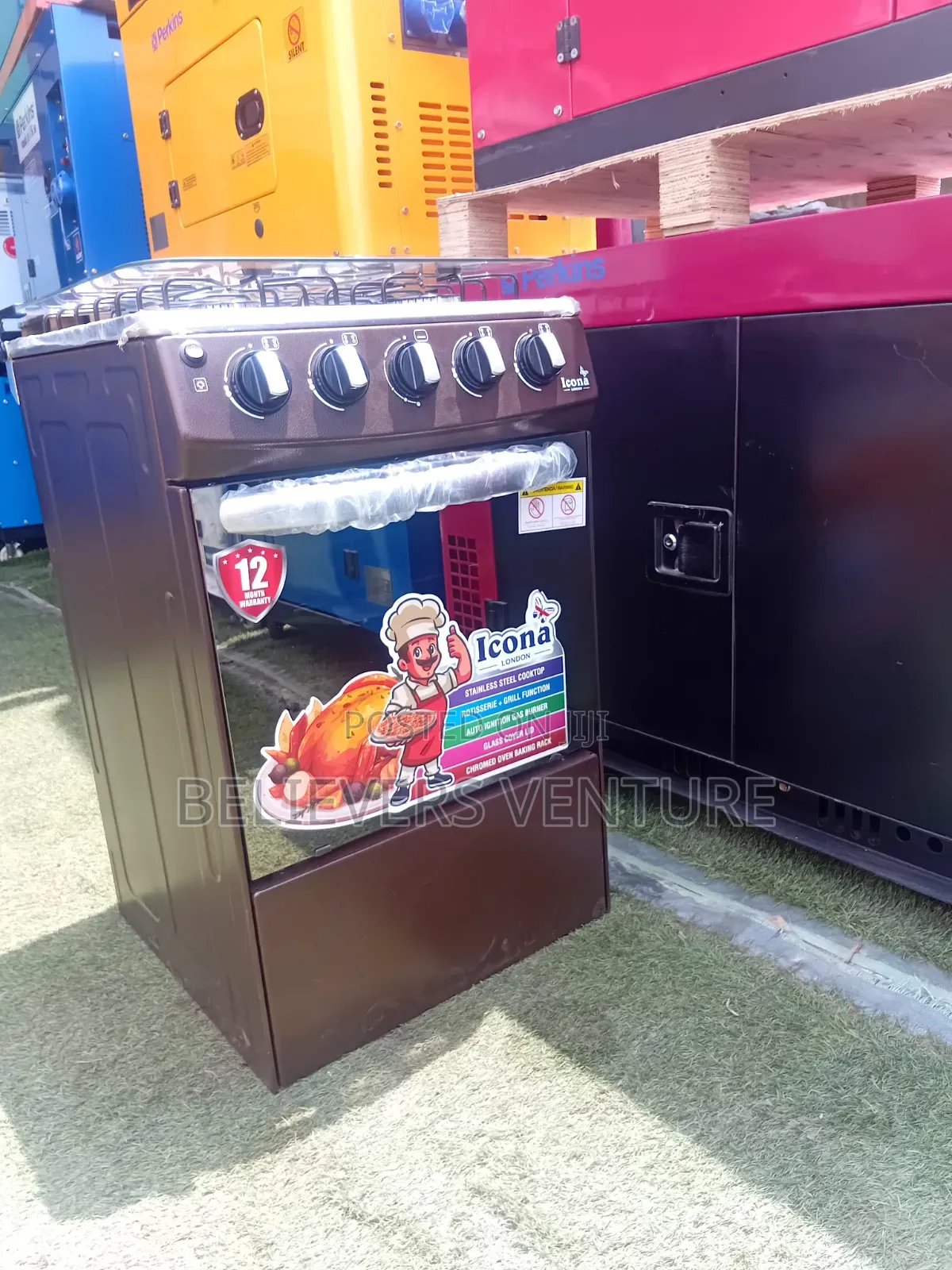 Icona 4 Burners Gas Cooker – Modern Style Meets Cooking Power