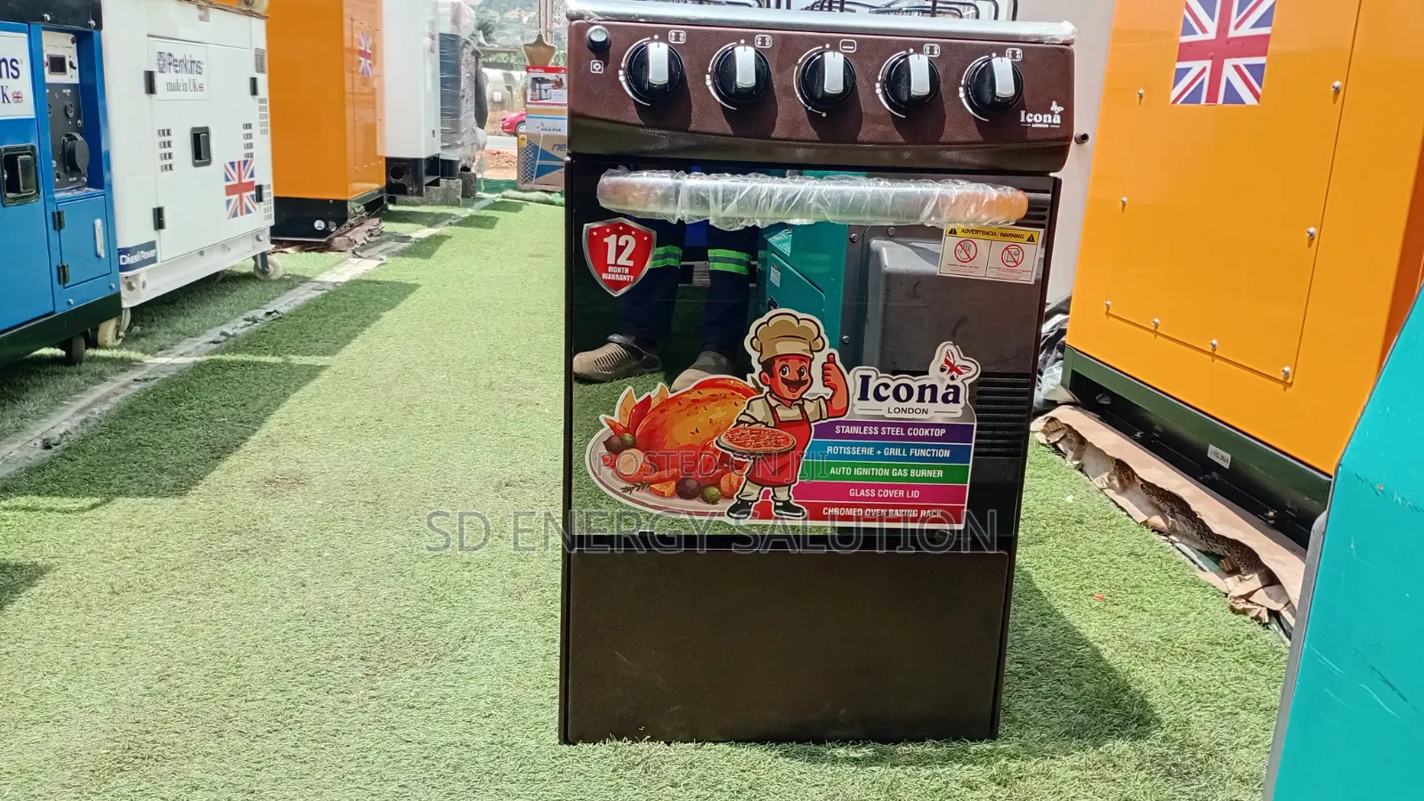 Icona 4-Burner Gas Stove – Perfect for Modern Kitchens