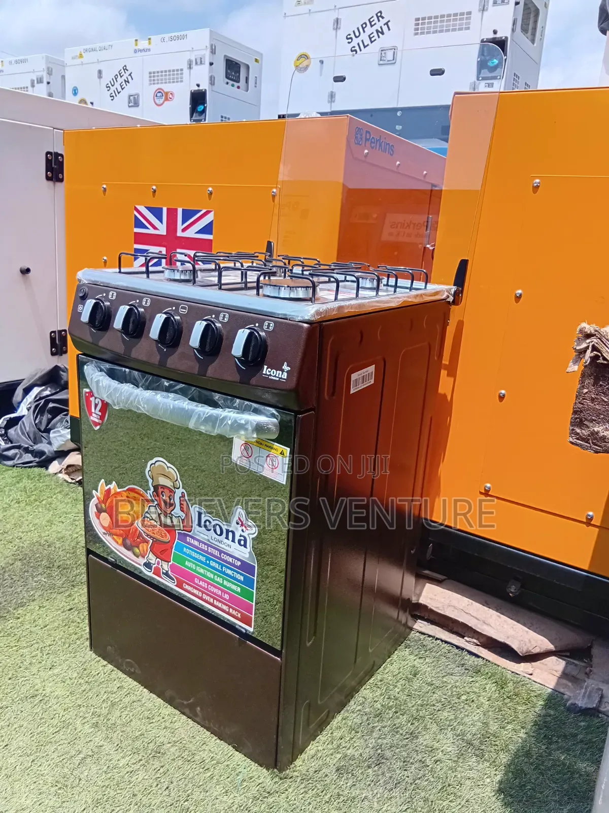 Icona 4 Burners Gas Cooker – Powerful Performance for Every Meal