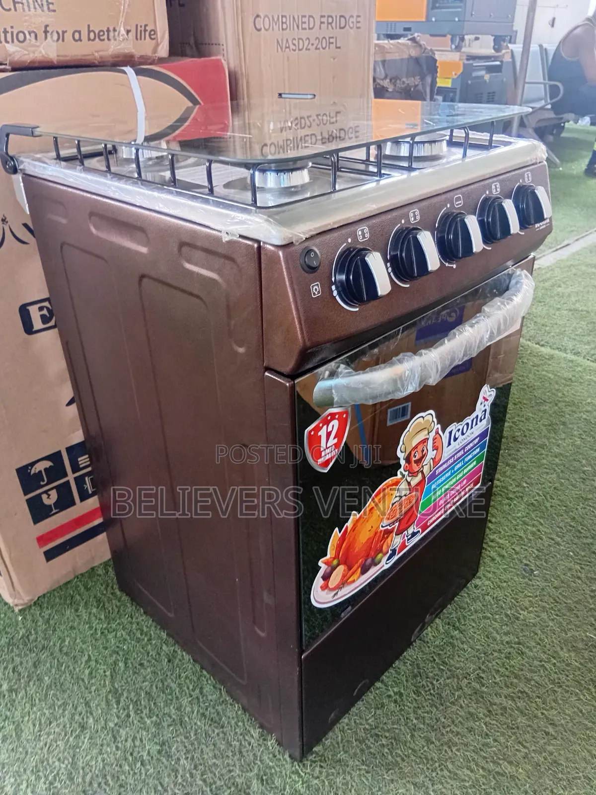 Icona 4 Burners Gas Cooker – Quality Cooking Made Simple