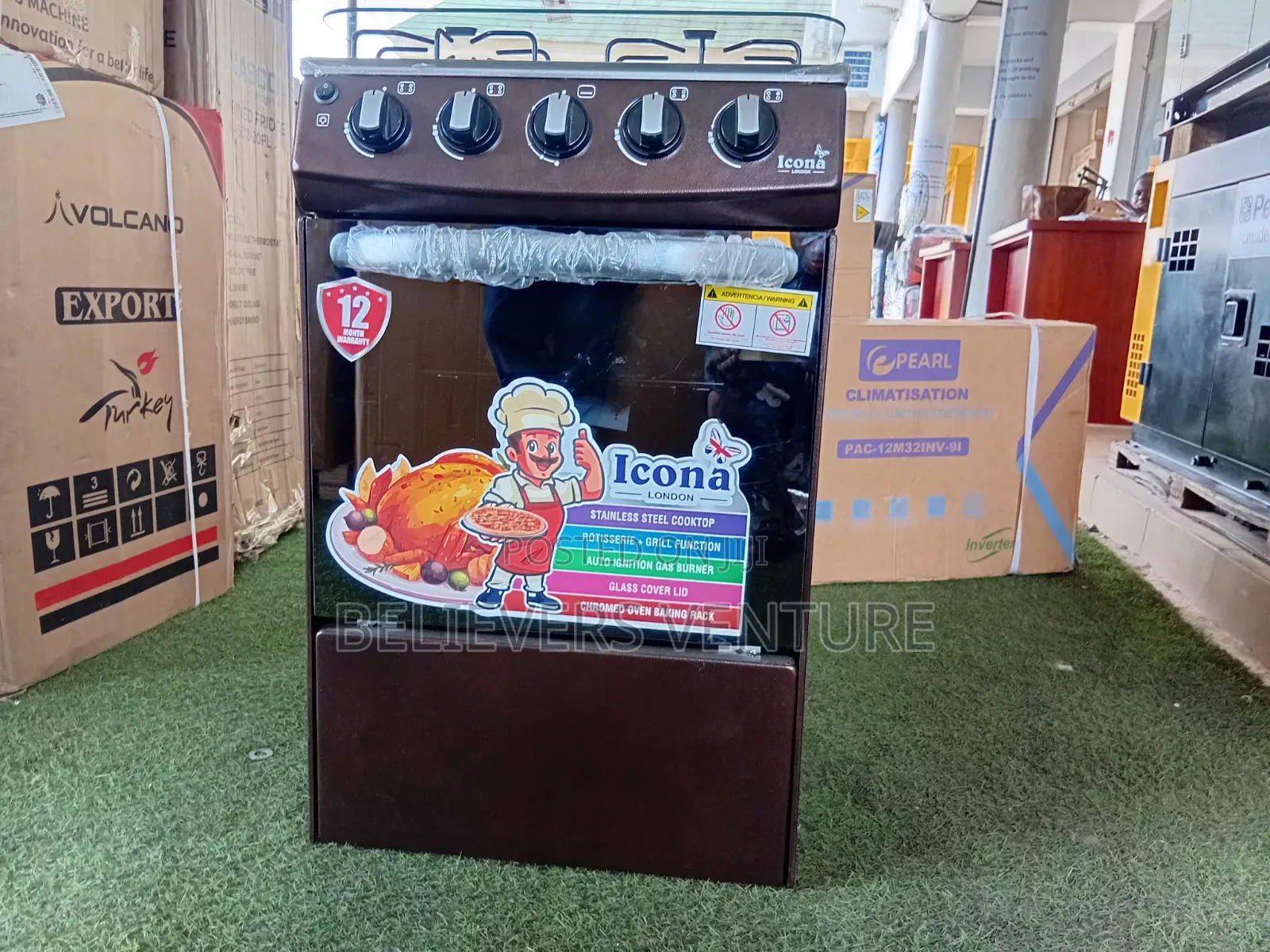 Icona 4 Burners Gas Cooker – Dependable Kitchen Performance Every Day