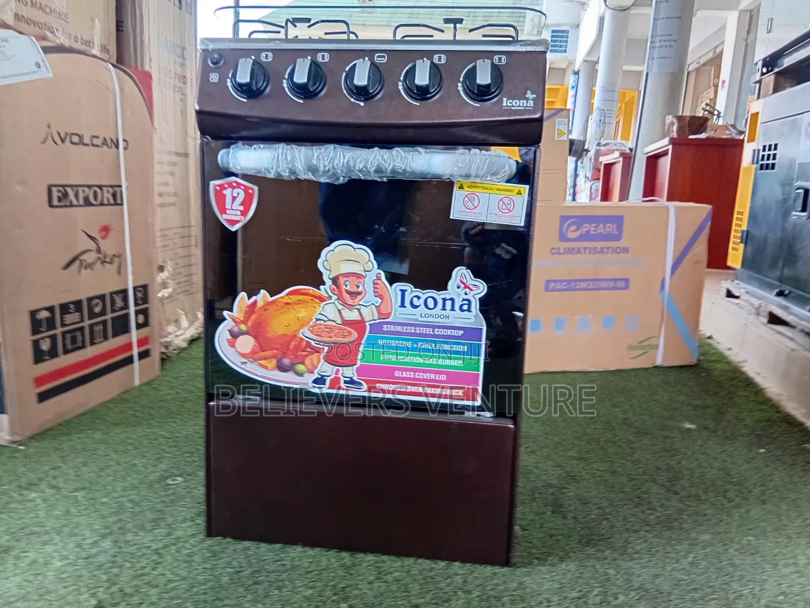 Icona 4 Burners Gas Cooker – Dependable Kitchen Performance Every Day