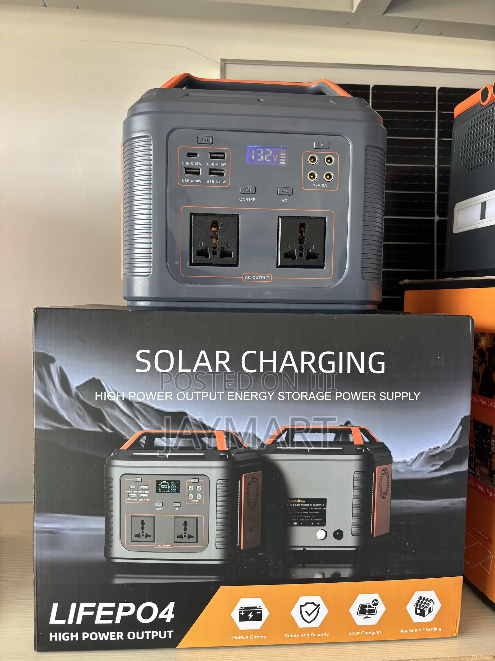 550w Solar Power Station With Panel
