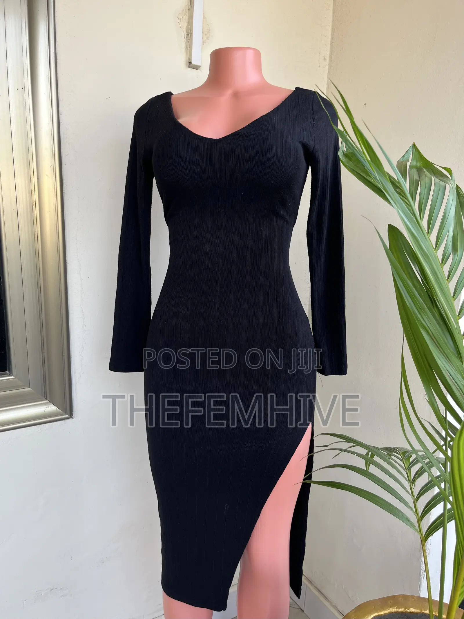 Long Sleeves Bodycon Dress Thrift