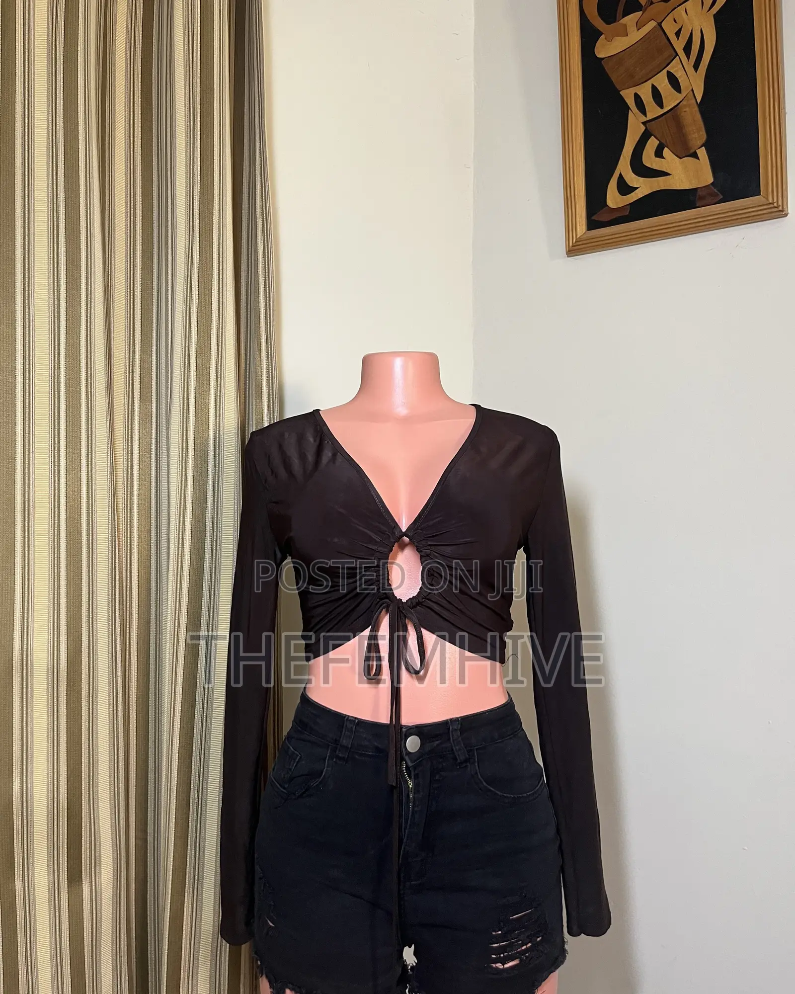 Brown I Saw It First Crop Top Thrift