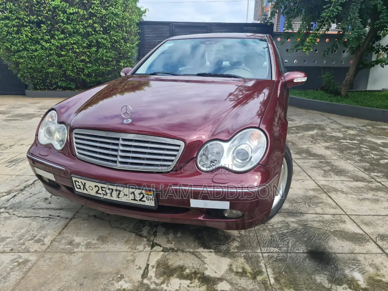 Mercedes-Benz C180 2003 Burgundy