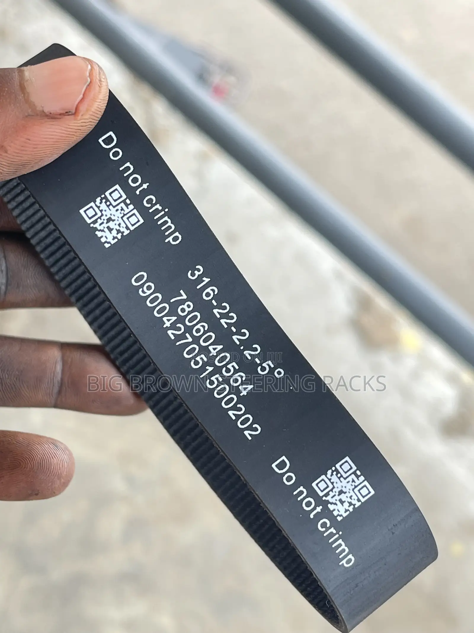 Range Rover Electronic Steering Rack Belt