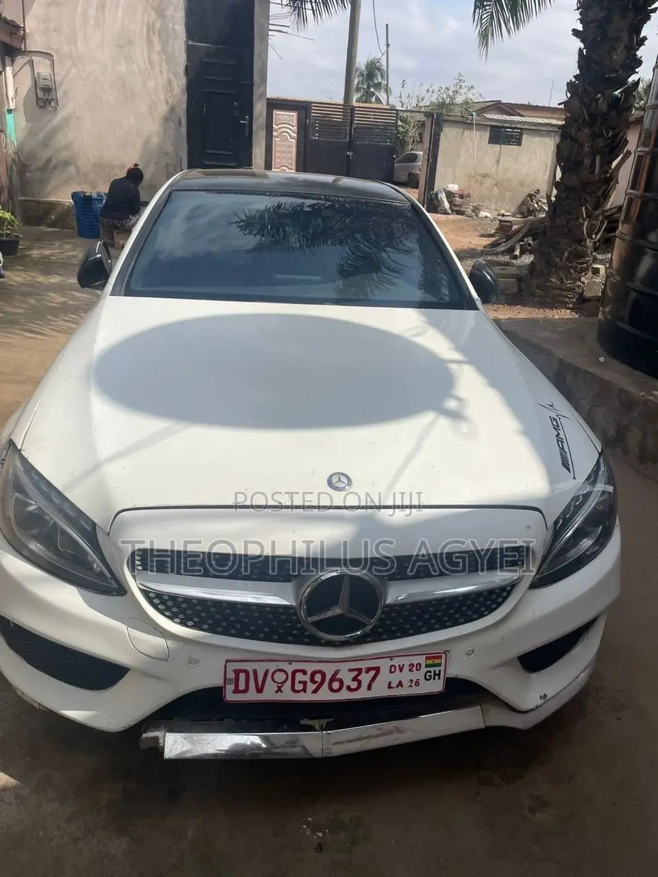 Mercedes-Benz C300 Sport 4Matic Sedan AWD (2.0L 4cyl 7A) 2017 White