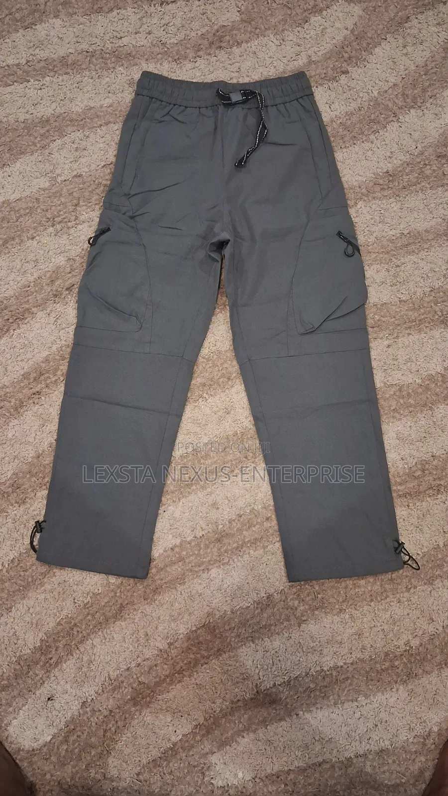 Grey Cargo Pants