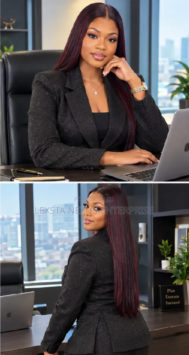 Simmering Black Women's Suit