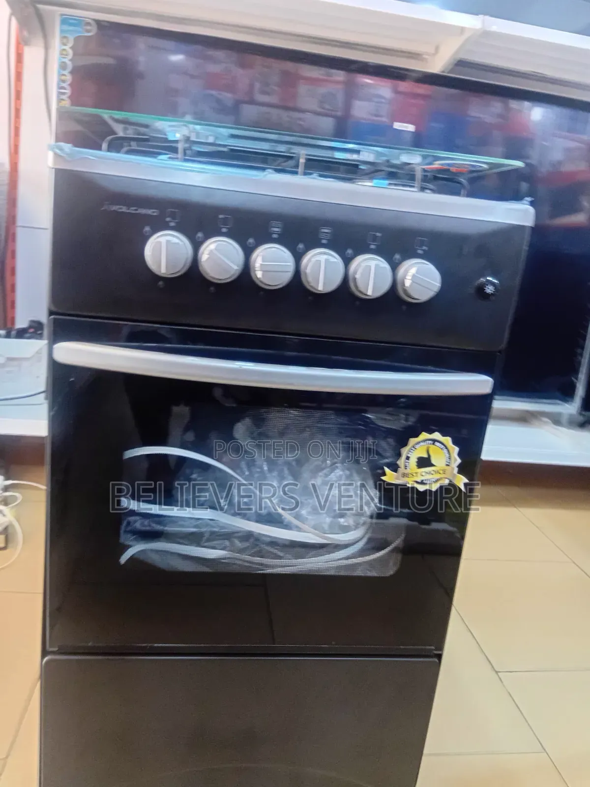 Volcano 4 Burner Glass Gas Cooker – Durable, Stylish Efficient