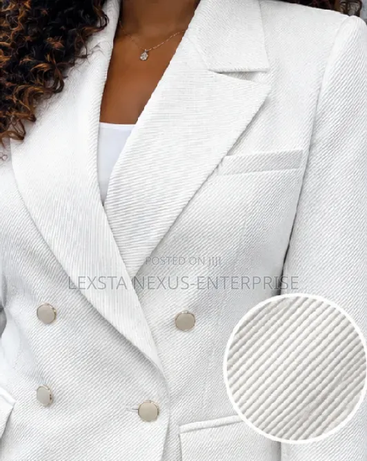 White Women's Suit - Beautiful Pattern With Quality Material
